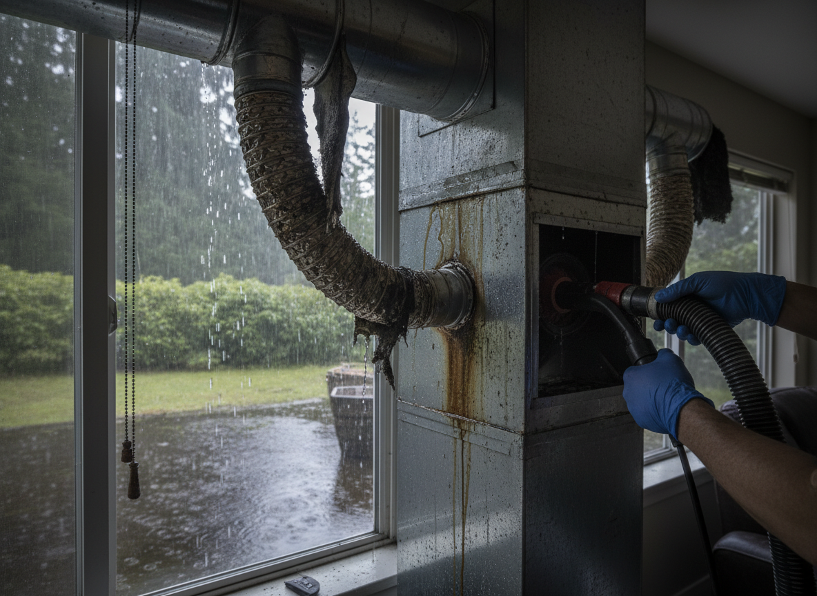 How Lake Oswego's Rainy Season Affects Air Ducts